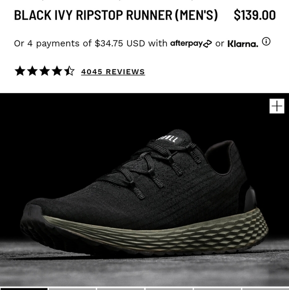 No Bull Ripstop Runners Black Ivy - Picture 1 of 6